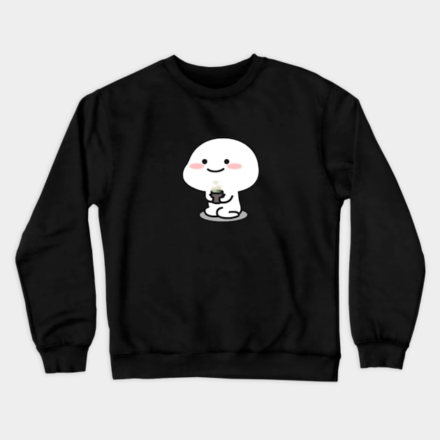 Cute Quby Tea Crewneck Sweatshirt by IlhanAz